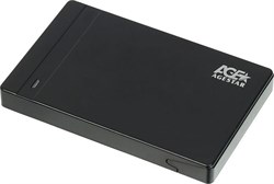 (1024037) Внешний корпус для HDD/SSD AgeStar 3UB2P3 SATA III пластик черный 2.5" - фото 33386