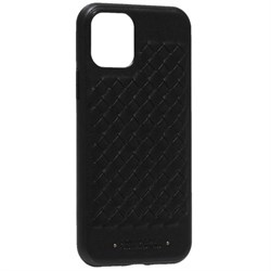 (1018068) Накладка силиконовая плетеная Krutoff для iPhone 11 Pro (black) - фото 33506