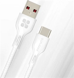 (1022026) Кабель USB Type-C Promate PowerBeam-25C (0.25m) white - фото 33509