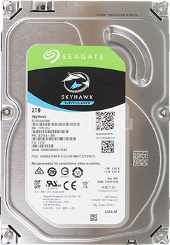 (1008634) Жесткий диск Seagate Original SATA-III 2Tb ST2000VX008 Skyhawk 64Mb 3.5&quot;