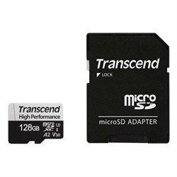 (1024279) Флеш-накопитель Transcend Карта памяти Transcend 128GB UHS-I U3 A2 microSD microSD w/ adapter - фото 33562