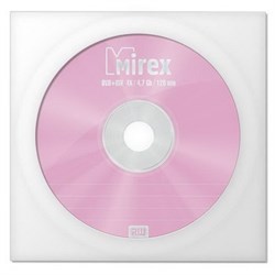(1024265) DVD+RW Mirex 4,7 Гб 4x в бумажном конверте с окном - фото 33577