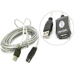 (1024328) VCOM VUS7049-5M Кабель-адаптер USB2.0-repeater, удлинительный активный <Am-->Af> 5м - фото 33599