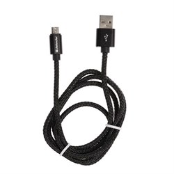 (1024486) Кабель USB USB08-03T PRO USB2.0 Черный, AM-MicroBM, 1m, 2.1A DEFENDER - фото 33703