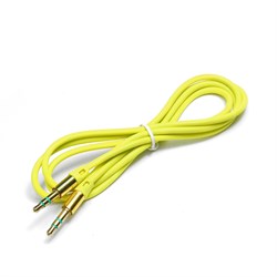 (1024539) Кабель аудио Cablexpert, 3.5 джек (M)/3.5 джек (M), желтый. 1м, блистер - фото 33800