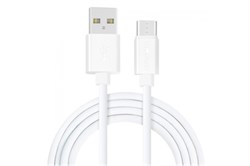 (1024907) Кабель Crown USB - USB Type-C CMCU-3016C white; круглый; в оплётке ПВХ; коннекторы ПВХ; ток 2А; 100 см; цвет белый - фото 33933