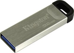 (1024940) Флеш Диск Kingston 64Gb DataTraveler Kyson DTKN/64GB USB3.1 серебристый/черный - фото 33964