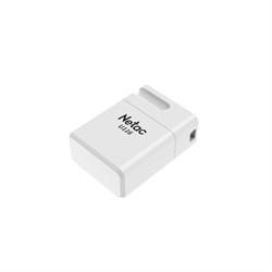 (1025591) Флеш Диск Netac U116 64Gb <NT03U116N-064G-20WH>, USB2.0, миниатюрная пластиковая белая - фото 34278