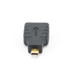 (1025627) Переходник HDMI <- microHDMI Cablexpert, 19F/19M, золотые разъемы, пакет - фото 34435