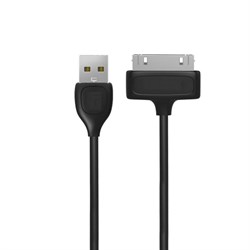 (1019810) USB кабель REMAX Light (RC-006i4) для iPhone 4/4S (1m) black - фото 34449