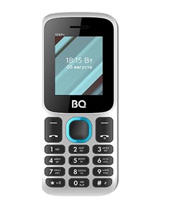 (1026473) Мобильный телефон BQ 1848 Step+ White+Blue - фото 34821
