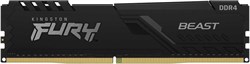 (1026499) Модуль памяти DDR 4 DIMM 8Gb PC21300, 2666Mhz, Kingston FURY Beast Black CL16 (KF426C16BB/8) (retail) - фото 34859