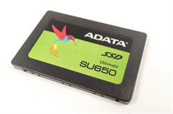 (1026700) Твердотельный накопитель SSD 2.5" ADATA 256GB SU650 <ASU650SS-256GT-R> (SATA3, up to 520/450MBs, 3D NAND, 140TBW) - фото 34997