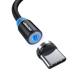(1026827) Кабель USB - Type-C Denmen D09T магнитный Black - фото 35114