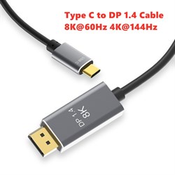 (1026878) Кабель-адаптер NNC USB-C to DisplayPort 1.4 1m 8K@60Hz 4K@144Hz - фото 35190