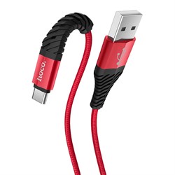 (1027023) Кабель USB - Type-C HOCO X38 1 m в оплетке Red - фото 35303