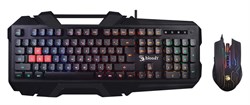 (1027114) Клавиатура + мышь A4Tech Bloody B2500 клав:черный мышь:черный USB LED B2500 ( B150N+ N81 ) USB/BLACK - фото 35453