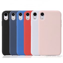 (1027165) Бампер для телефона iPhone XR Silicone Case  закрытый цвета в асс. - фото 35523