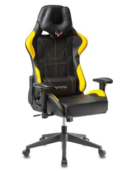 (1027384) Кресло игровое Zombie VIKING 5 AERO черный/желтый эко.кожа с подголов. крестовина пластик VIKING 5 AERO YELLOW - фото 35569