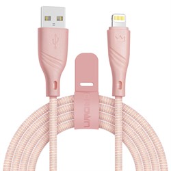 (1022686) Кабель Crown USB - Lightning CMCU-3043L pink - фото 35750