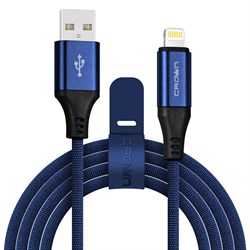 (1022687) Кабель Crown USB - Lightning CMCU-3103L blue - фото 35753