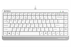 (1027699) Клавиатура A4Tech Fstyler FKS11 белый/серый USB FKS11 WHITE - фото 35961