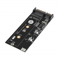 (1028055) Адаптер-переходник NNC SSD M2 на SATA карта расширения B Key Suppor 30/42/60/80 мм (OEM) - фото 36563