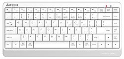 (1028182) Клавиатура A4Tech Fstyler FBK11 белый/серый USB беспроводная BT/Radio slim FBK11 WHITE - фото 37625