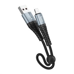 (1028388) Кабель USB - lightning HOCO X38 1 m в оплетке Black - фото 37804