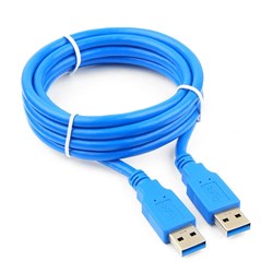 (1028611) Gembird/Cablexpert Pro CCP-USB3-AMAM-6, AM/AM, 1.8м, экран, синий - фото 38005