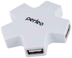 (1028632) Perfeo USB-HUB 4 Port, (PF-HYD-6098H White) белый [PF_5049] - фото 38387