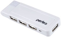 (1028633) Perfeo USB-HUB 4 Port, (PF-VI-H021 White) белый [PF_5053] - фото 38388