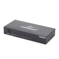 (1028660) Разветвитель HDMI Cablexpert, HD19F/4x19F, 1 компьютер => 4 монитора, Full-HD, 3D, 1.4v,каскадируемы - фото 38487