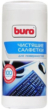 (1028985) Салфетки Buro BU-Asurface для поверхностей туба 100шт влажных BU-ASURFACE - фото 38792