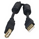 (101944)  Кабель удлинительный USB 2.0 (AM) -> USB2.0 (AF),  3.0m, 5bites (UC5011-030A)  два ферритовых фильтра - фото 38818