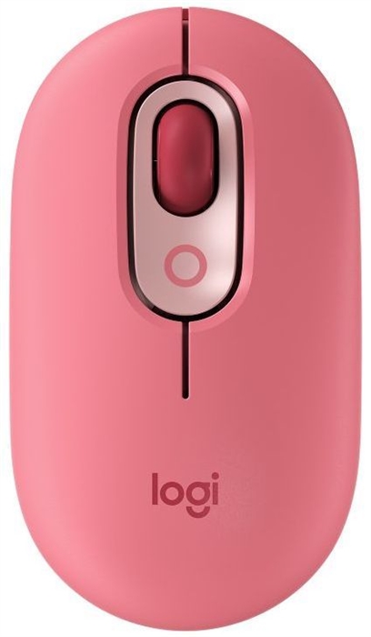 (1029676) Мышь Logitech POP Mouse with emoji розовый/красный оптическая (4000dpi) беспроводная BT/Radio USB (4 910-006548 - фото 39349