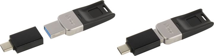 (1029723) Флеш-накопитель NeTac Флеш-накопитель Netac US1 USB3.0 AES 256-bit Fingerprint Encryption Drive 32GB NT03US1F-032G-30BK - фото 39547