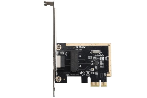 (1030091) D-Link DGE-560T/D2A Сетевой PCI Express адаптер с 1 портом 10/100/1000Base-T - фото 39686