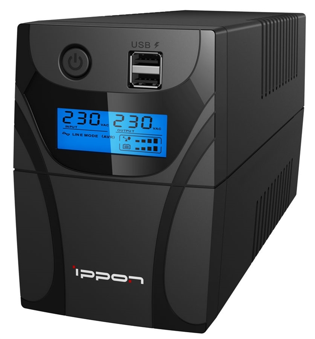 (1013806) Источник бесперебойного питания Ippon Back Power Pro II 500 300Вт 500ВА черный - фото 40137