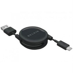 (116258)  Кабель-рулетка USB 2.0 (AM) -&gt; Micro USB (BM),  Belsis (BGL1181) 0.7m, черный
