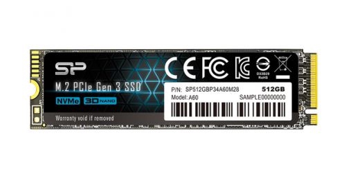 (1039541) Накопитель SSD Silicon Power PCIe 3.0 x4 512GB SP512GBP34A60M28 M-Series M.2 2280 - фото 40981