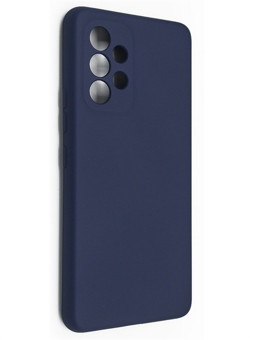 (1030862) Накладка NNDM Silicone Cover (с защитой камеры) для Samsung Galaxy A53 синяя - фото 41420