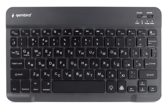 (1031577) Клавиатура беспроводная Gembird KBW-4, 78кл, Bluetooth, ножн.тип клавиц, ультра-тонкая - фото 41718