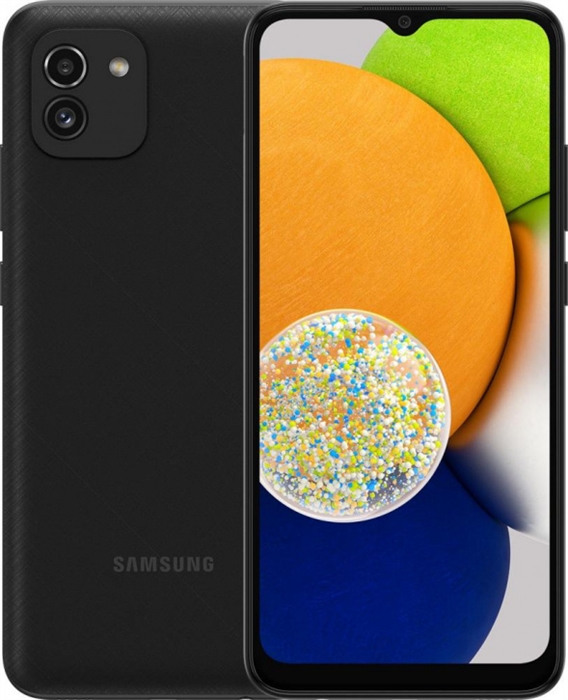(1031595) Смартфон Samsung Galaxy A03 SM-A035F 32Gb 3Gb черный 3G 4G 2Sim 6.5" TFT 720x1600 And10 48Mpix 802.1 SM-A035FZKDMEB - фото 41761