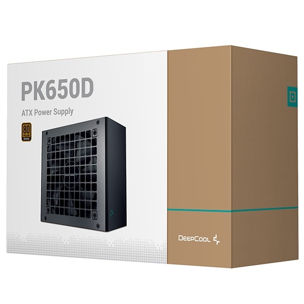 (1032099) Блок питания Deepcool PK650D (ATX 2.4, 650W, PWM 120mm fan, Active PFC+DC to DC, 80+ BRONZE) RET - фото 42697