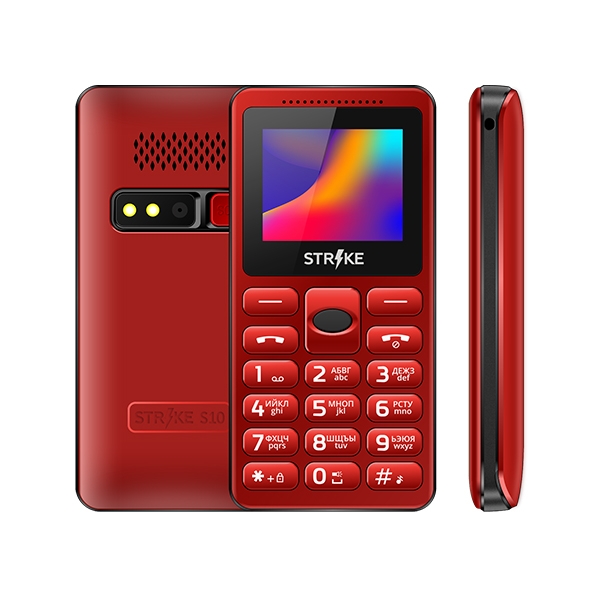 (1032263) Мобильный телефон Strike S10 Красный - фото 43043