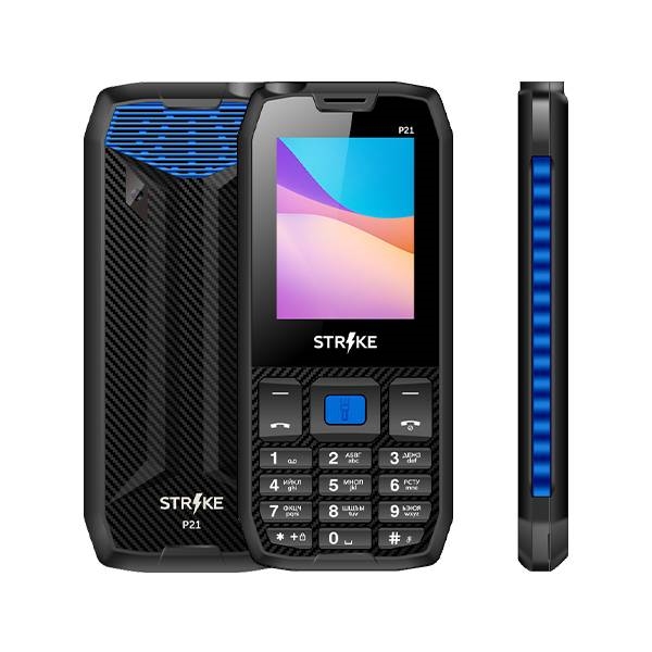 (1032256) Мобильный телефон Strike P21 Black+Blue - фото 43052