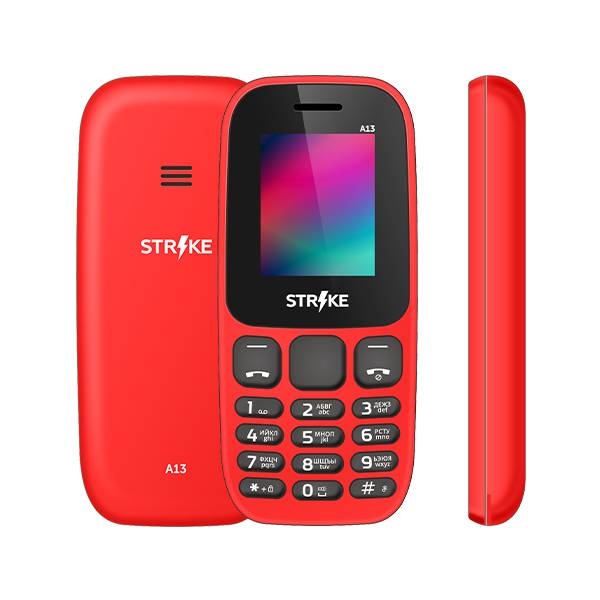 (1032248) Мобильный телефон Strike A13 Red - фото 43059