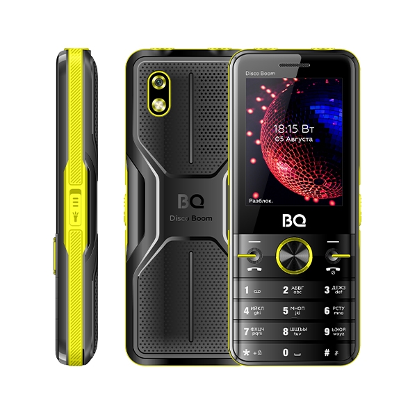 (1032242) Мобильный телефон BQ-2842 Disco Boom Black+Yellow - фото 43065