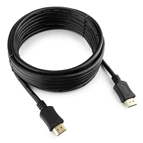 (1032815) Кабель HDMI Cablexpert, 1м, v2.0, 19M/19M, серия Light, черный, позол.разъемы, - фото 43391